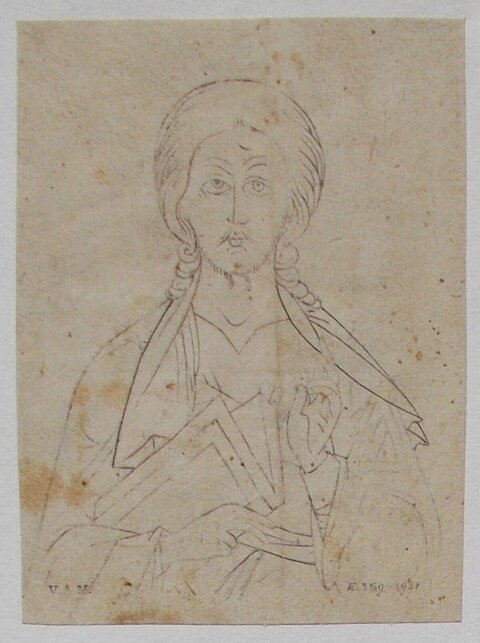 Half-length Sketch of Jesus Christ