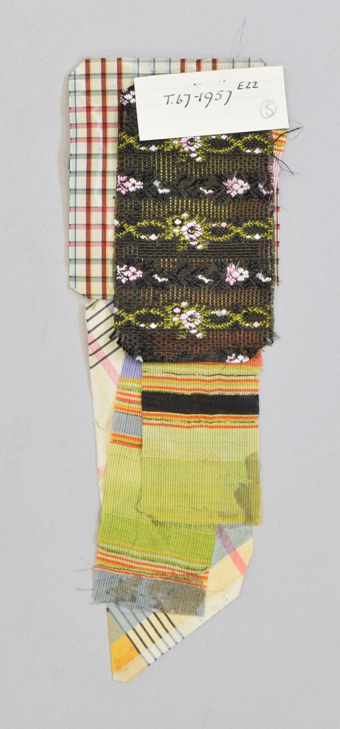 Archived Vintage Fabric Swatch Samples