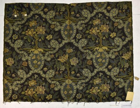 Antique Floral Pattern Tapestry