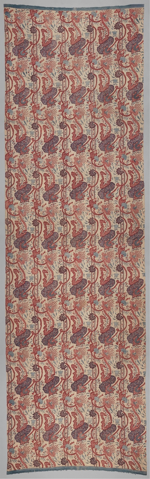 Vintage Floral Patterned Textile
