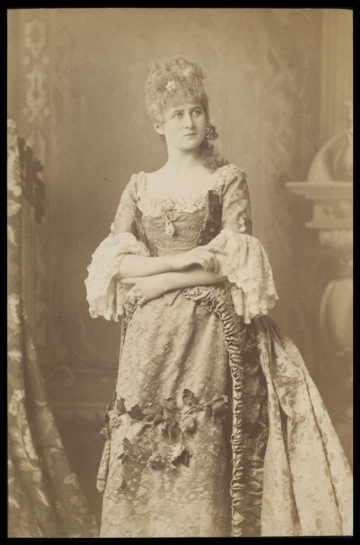 Victorian Woman Studio Portrait