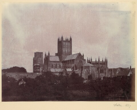 1850s Wells Cathedral View