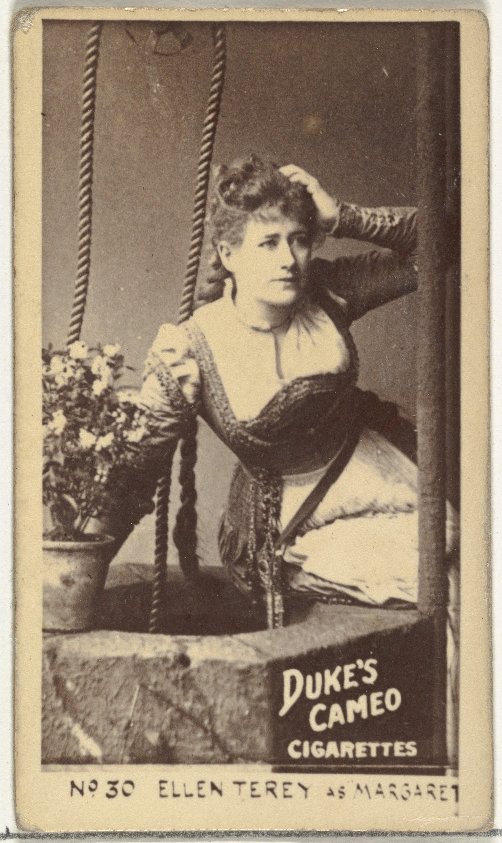 Ellen Terey as Margaret Cigarette Card