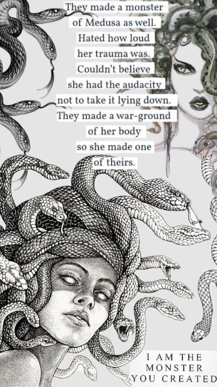 Medusa Quote Illustration