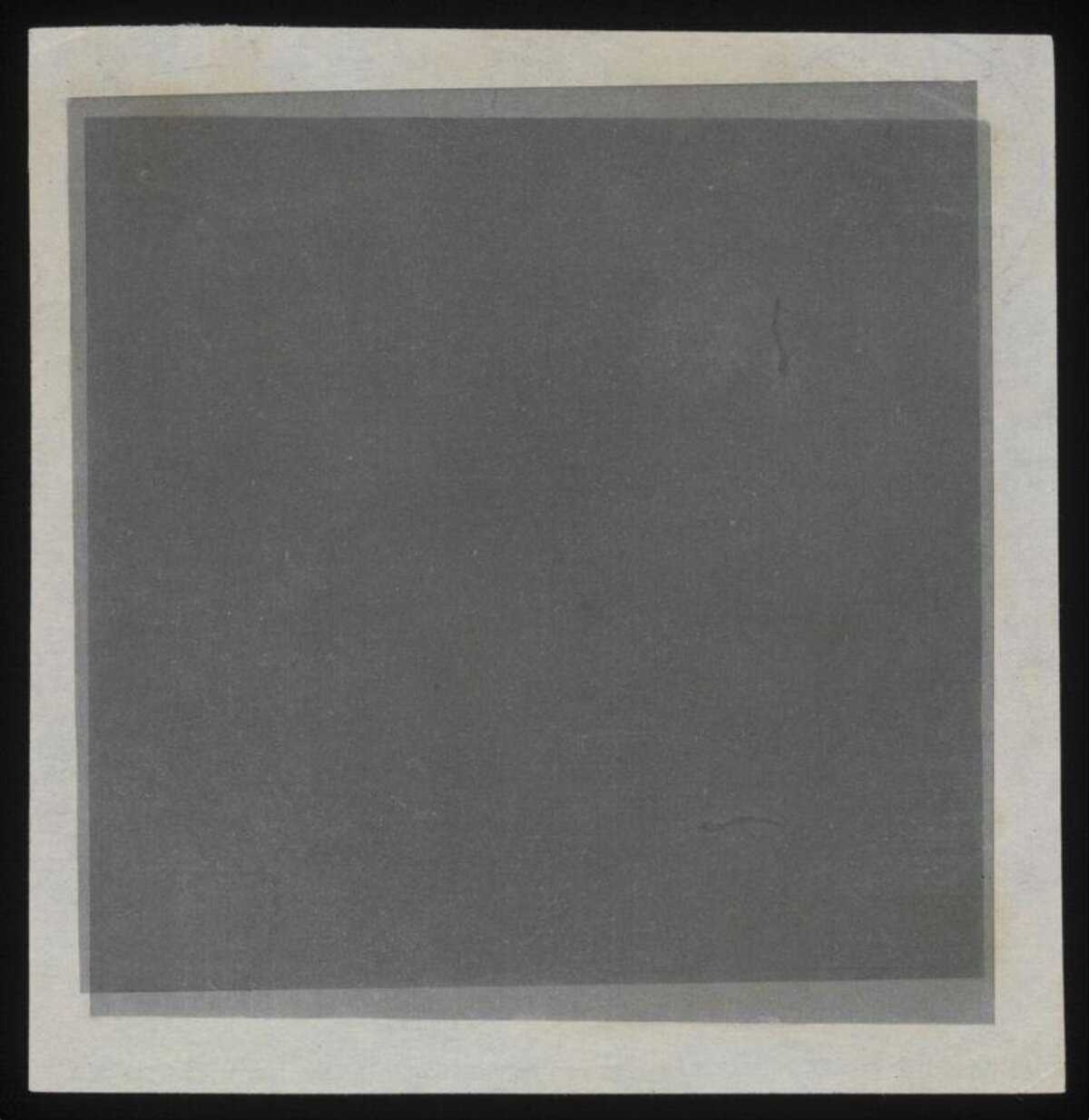 Blank Gray Negative Print