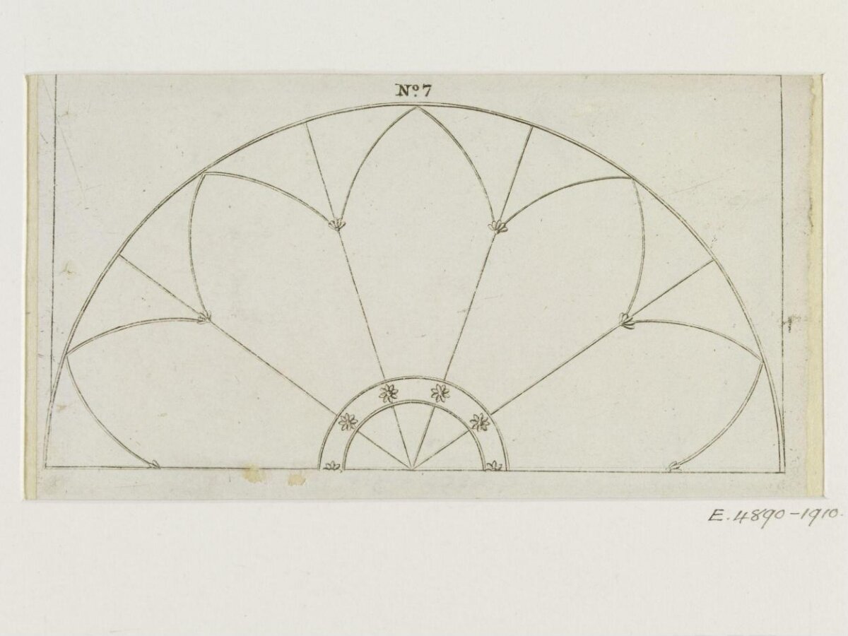 No.7 Fan Window Tracery Design