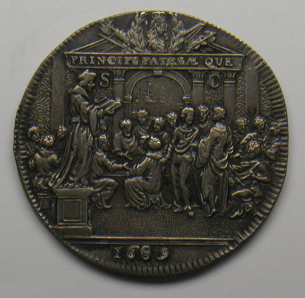 1689 Engraved Historical Medal