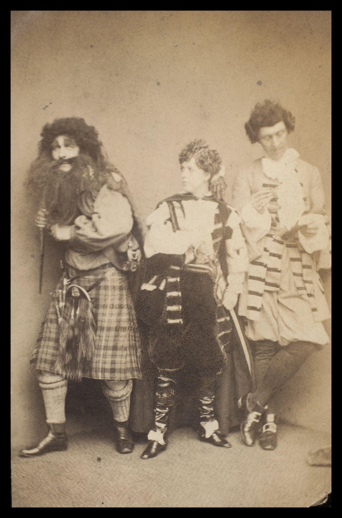 Three Men in Historical Costumes