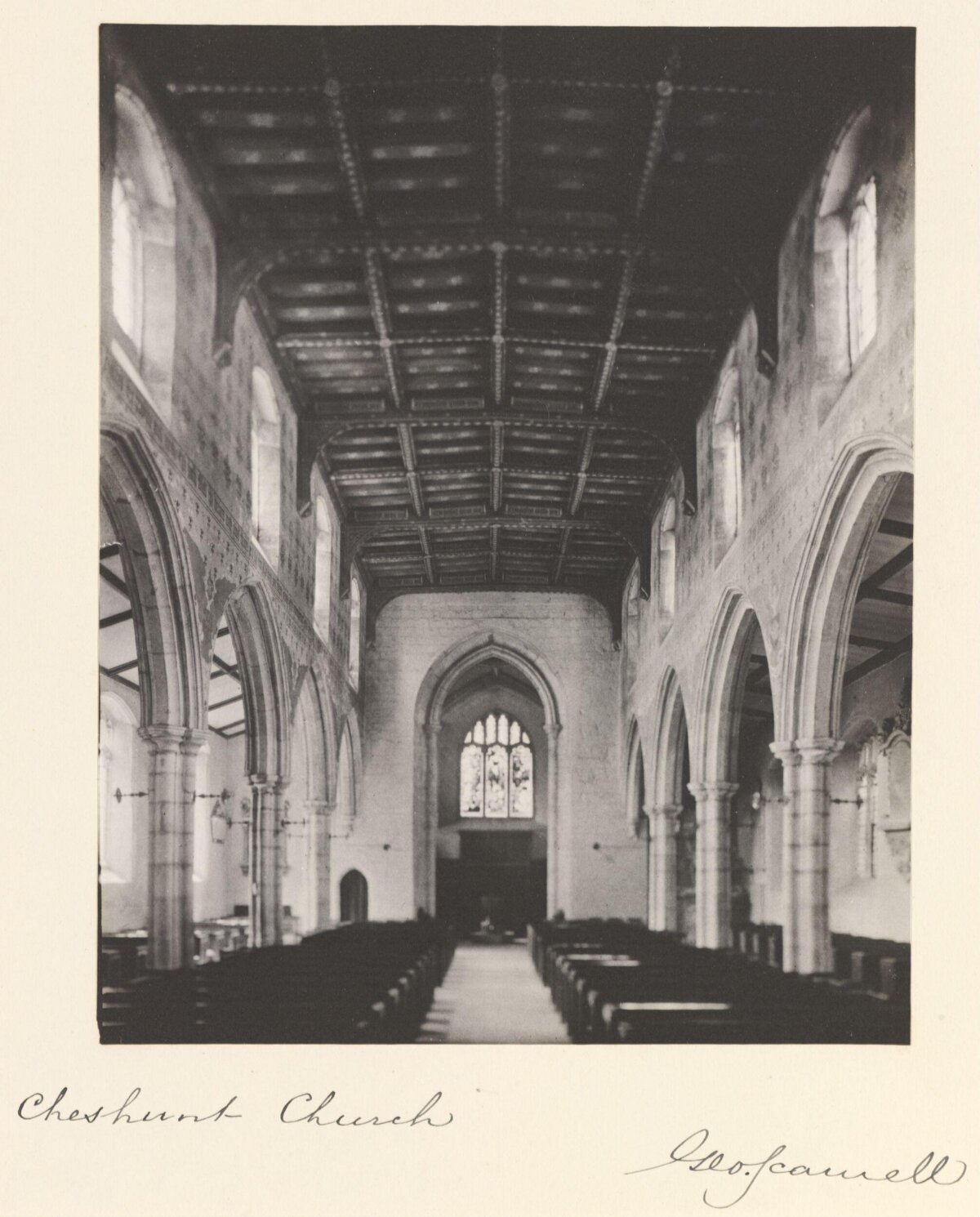Interior of Cheshunt Church