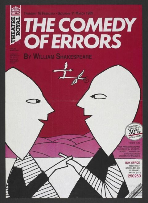 The Comedy of Errors Theatre Poster