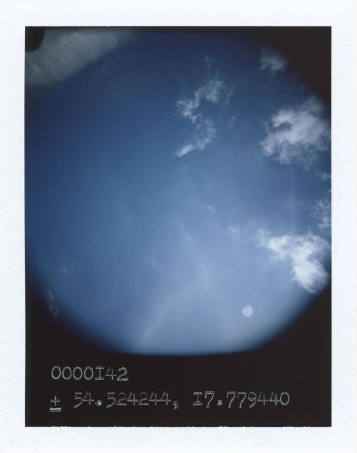 Blue Sky With Scattered Clouds