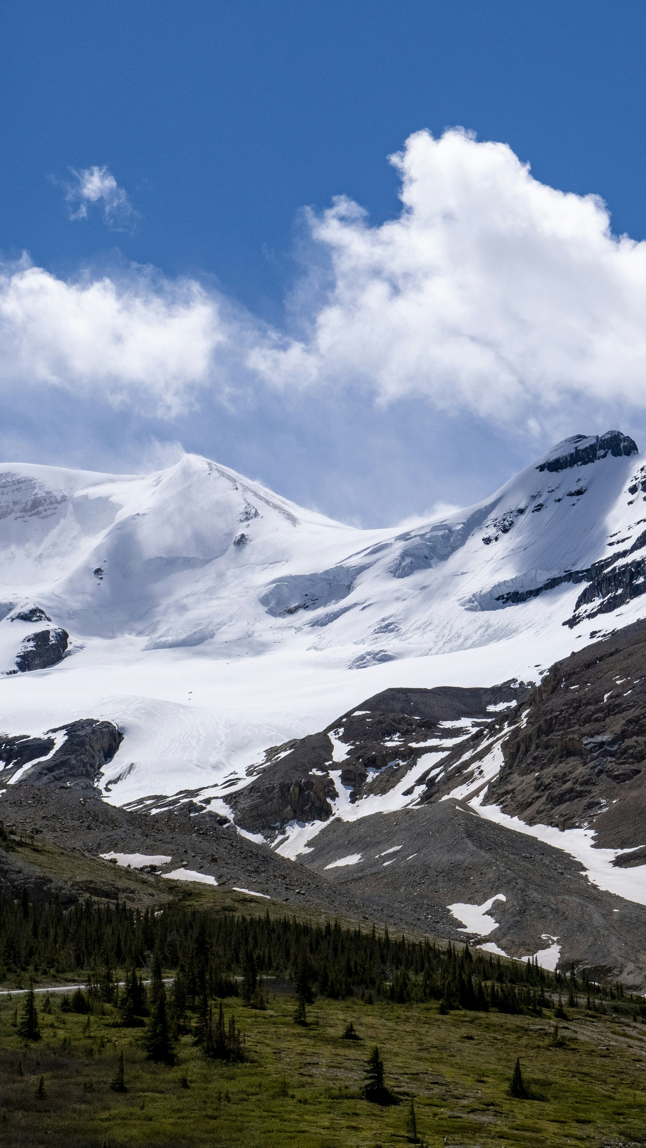 Snow-Capped Mountain Landscape