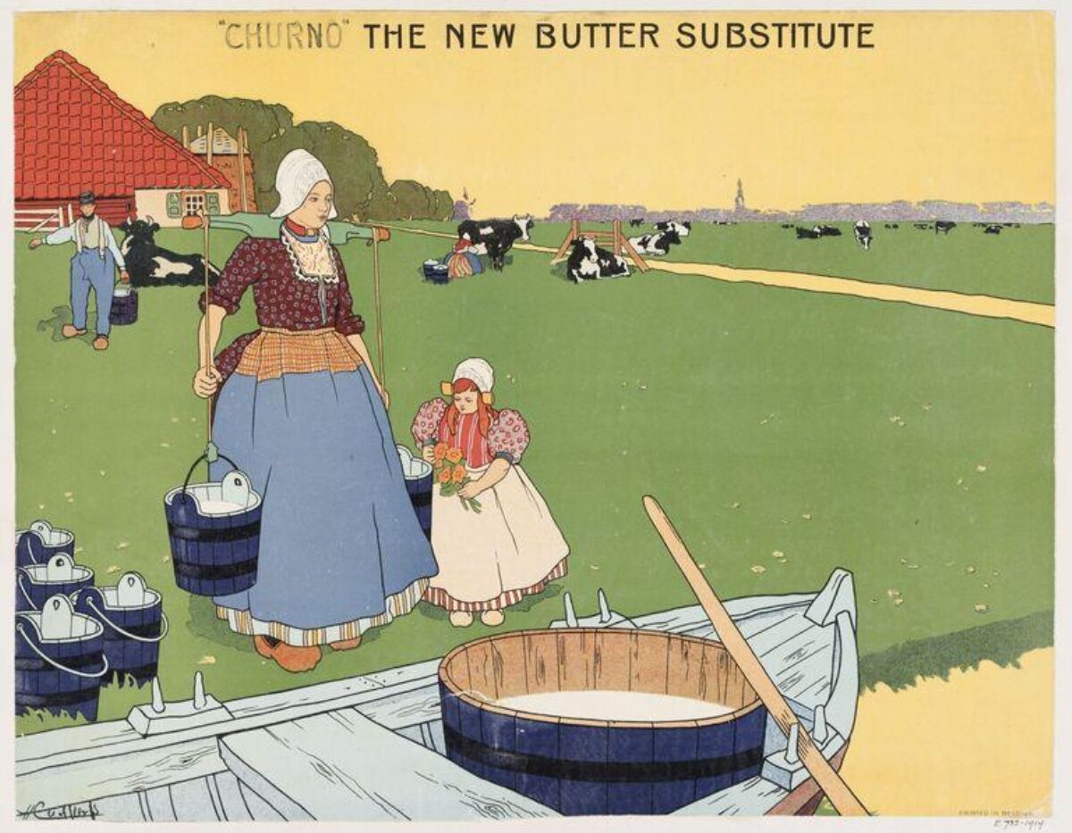 Vintage Churno Butter Substitute Ad
