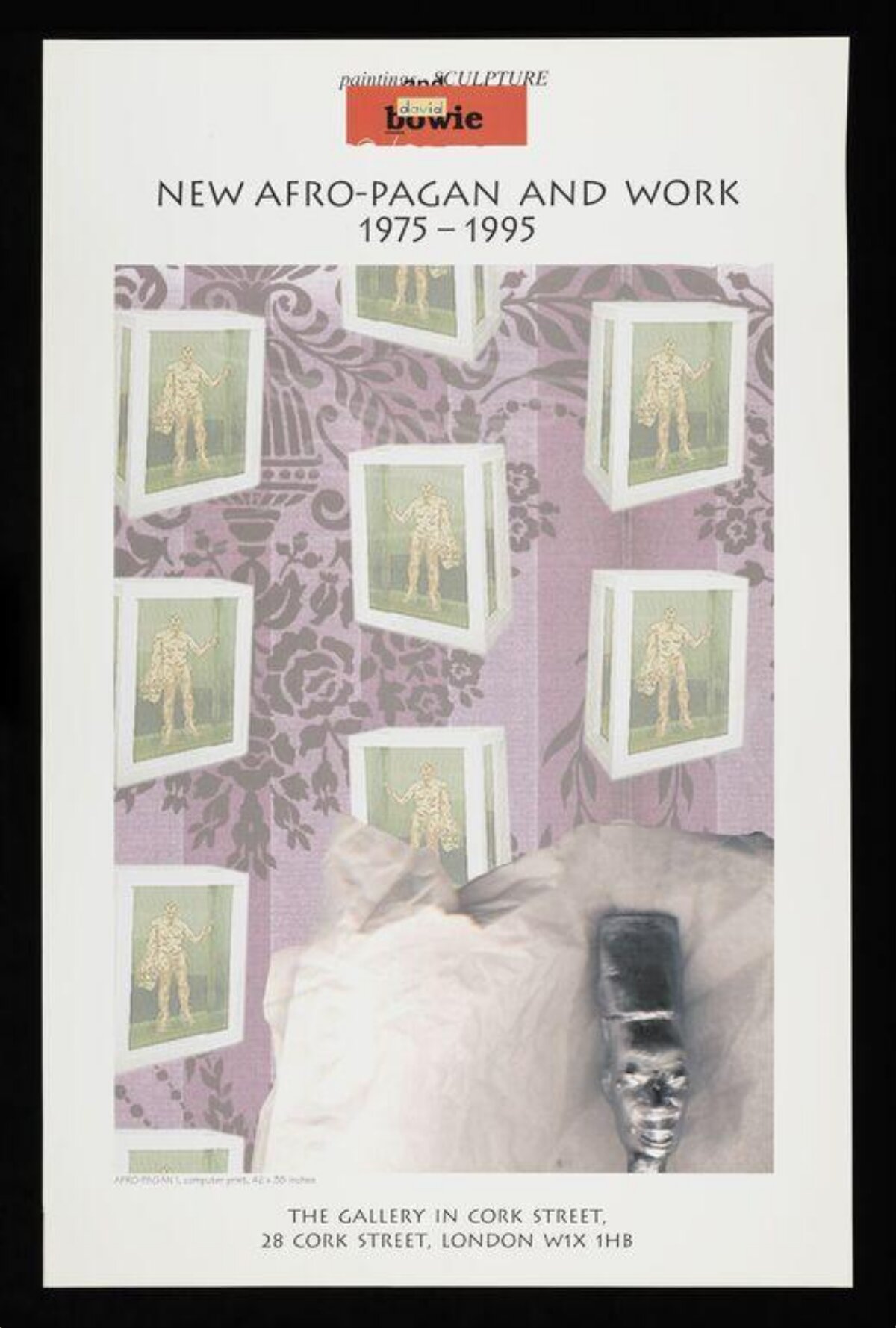 David Bowie Art Exhibition Poster