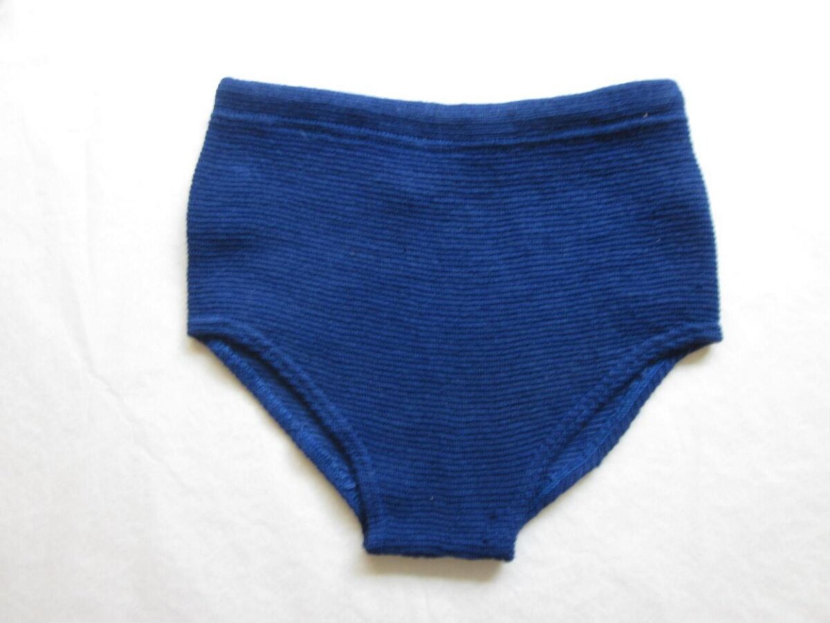 Dark Blue Knitted Brief Underwear