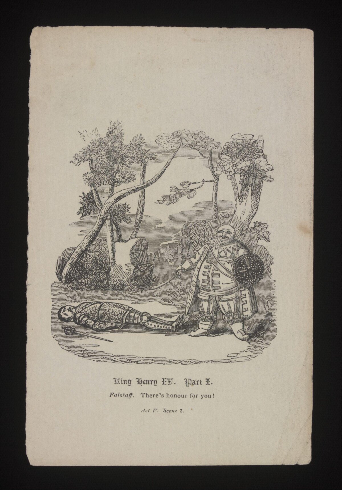 Engraving for Henry IV Part 1