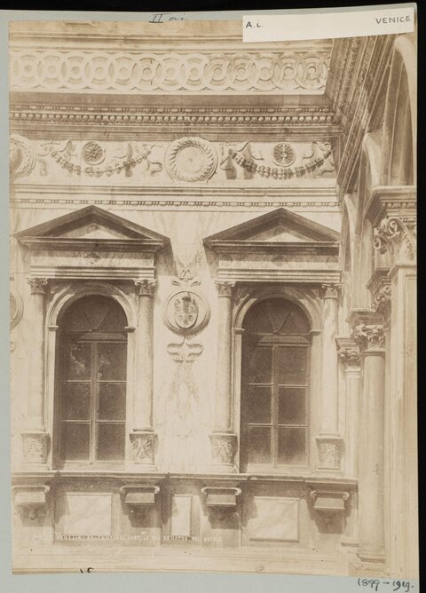 Venice Doge's Palace Window Facade