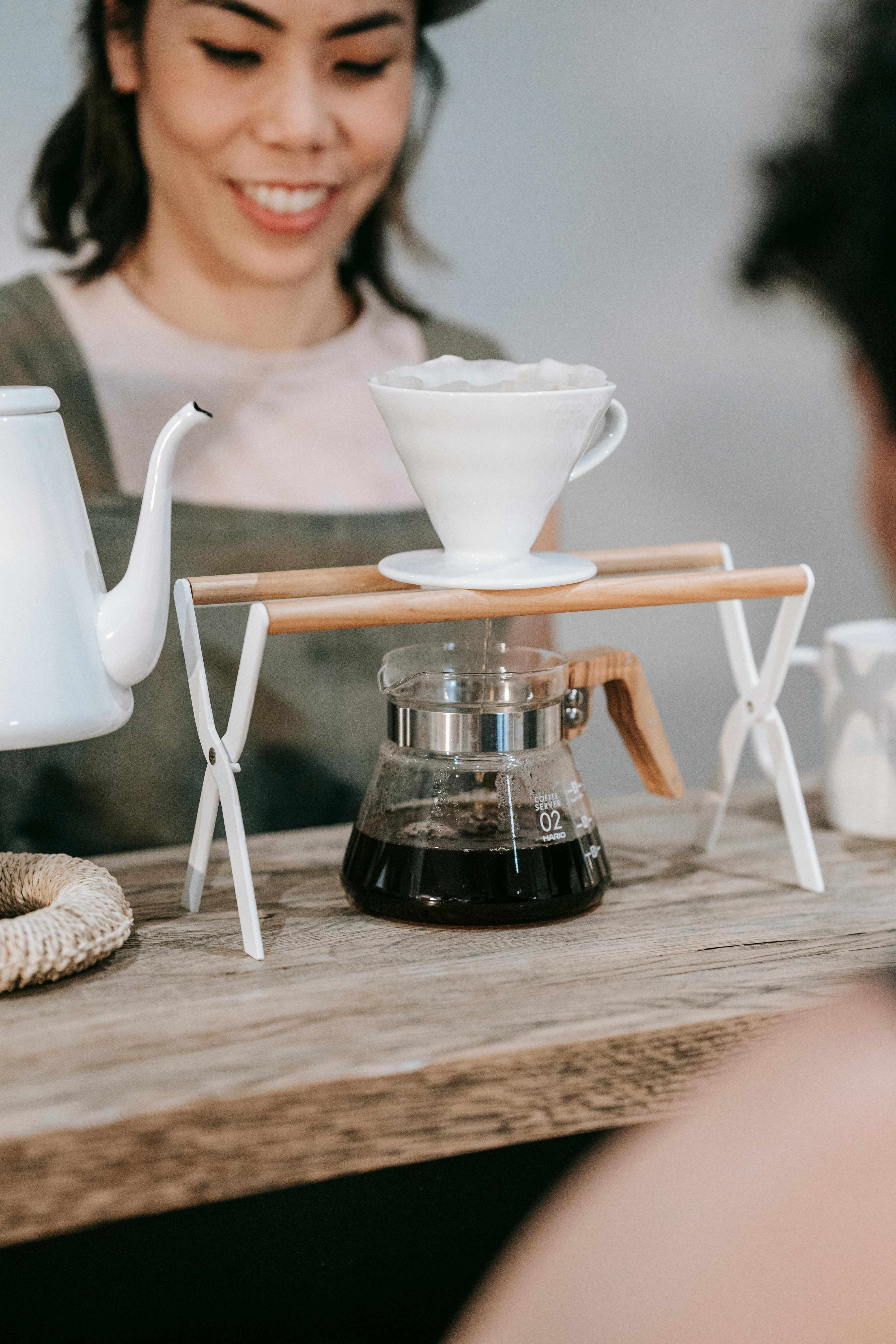 Pour Over Coffee Brewing