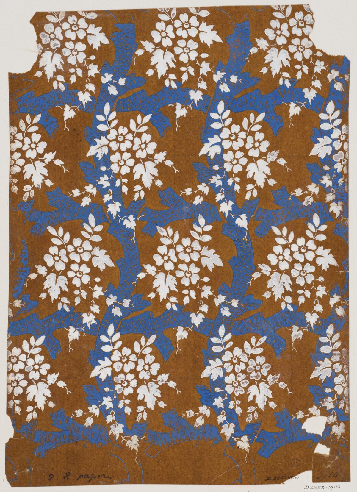 Vintage Floral Textile Pattern