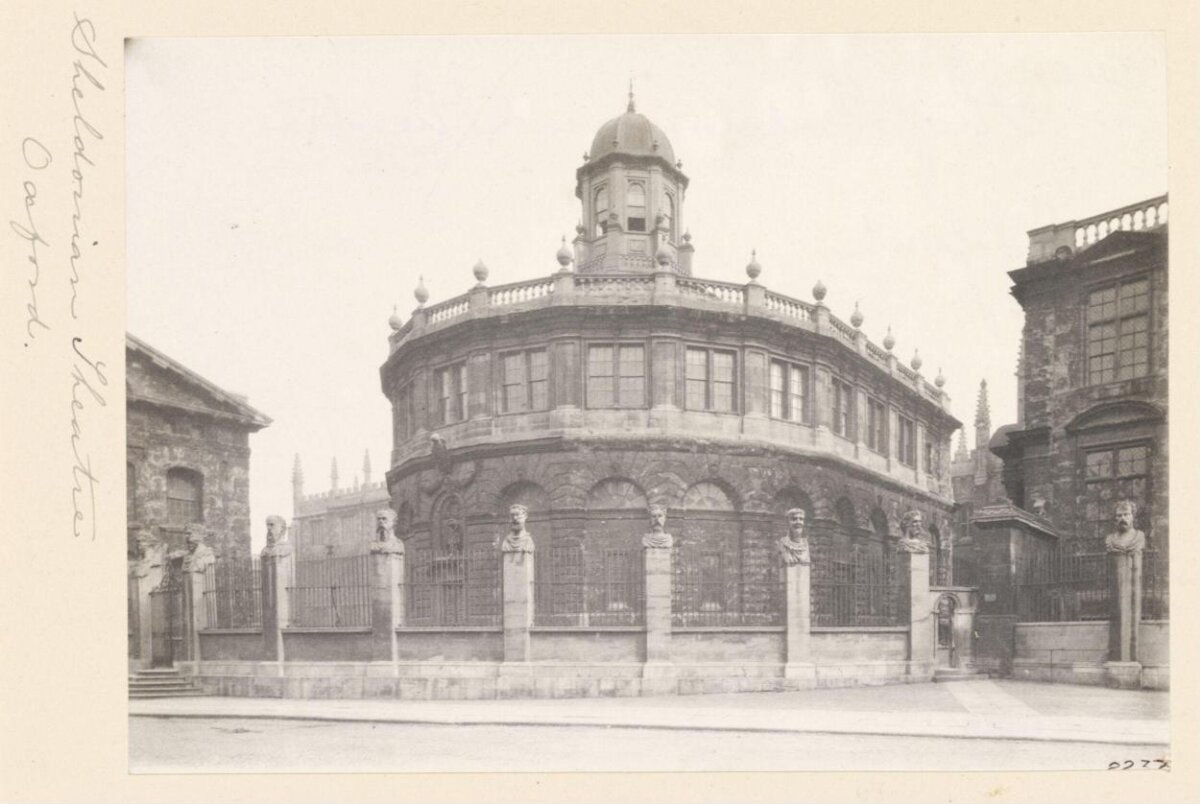 Sheldonian Theatre Oxford Vintage Photo