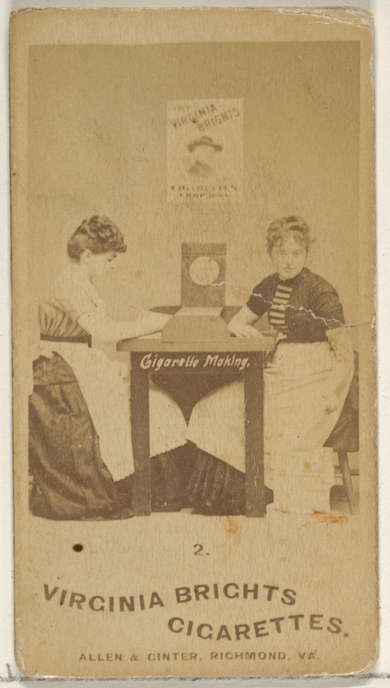 Vintage Virginia Brights Cigarette Card