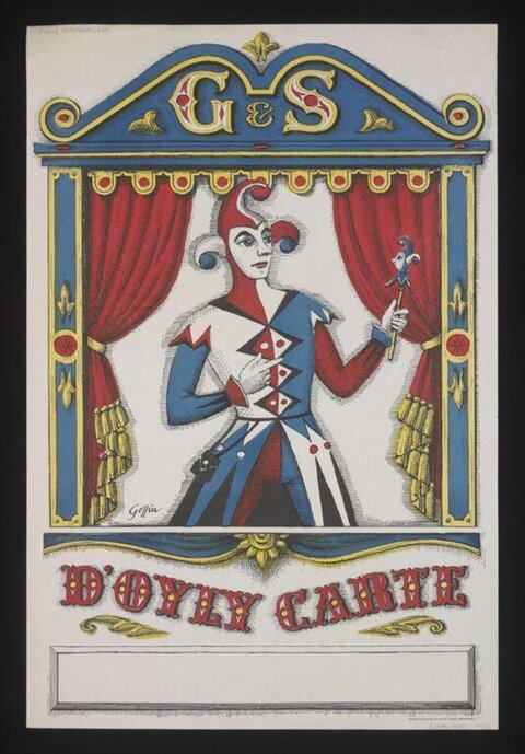 D'Oyly Carte Jester Theatre Poster