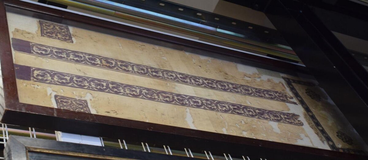 Framed Ancient Brocade Fragment