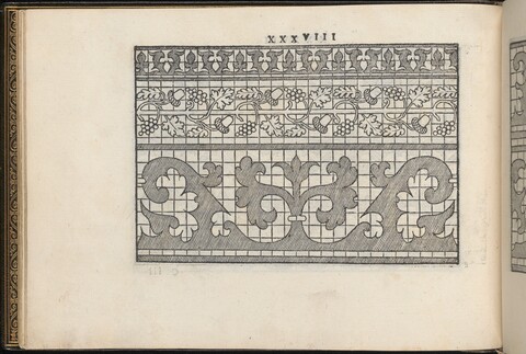 Antique Needlework Pattern Engraving