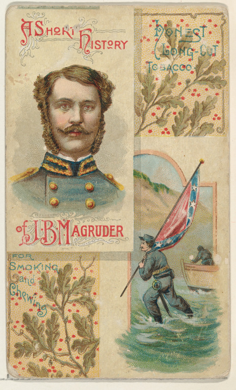 Vintage J.B. Magruder Tobacco Ad Card