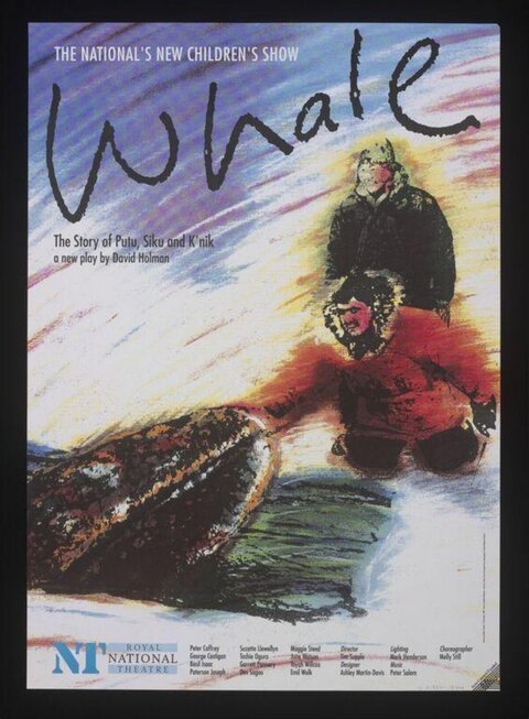 Royal National Theatre Whale Play Poster