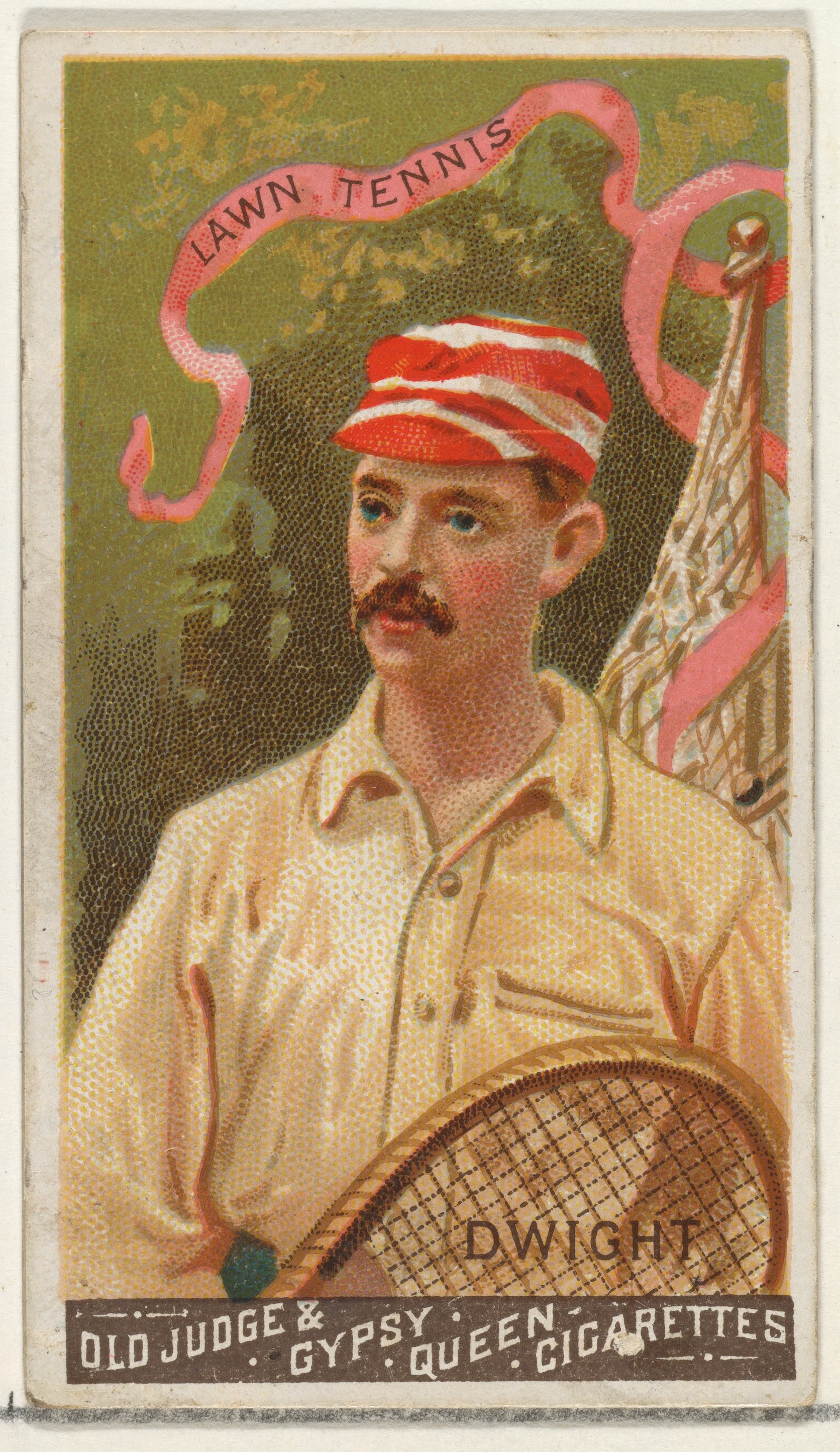Vintage Lawn Tennis Cigarette Card