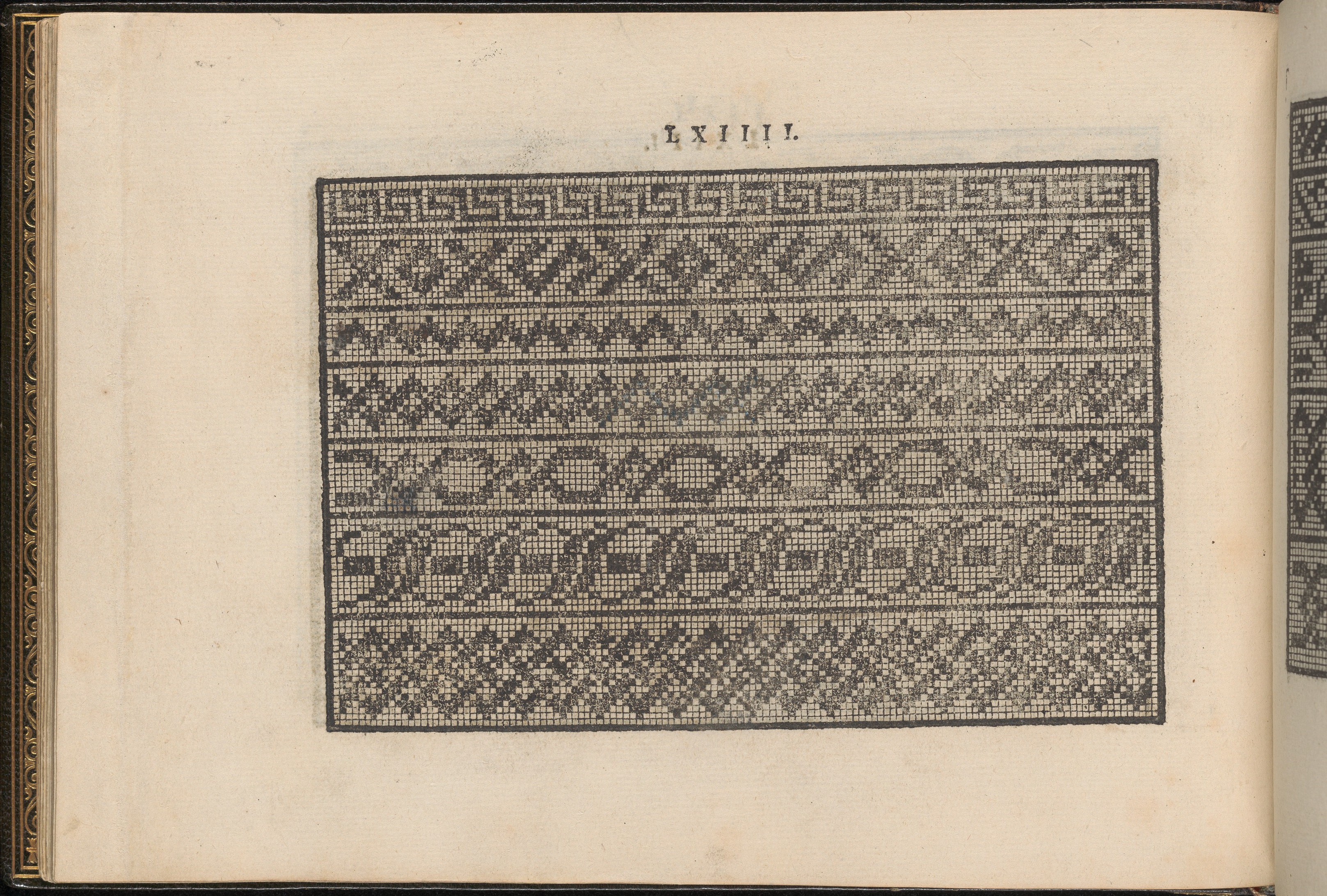 Antique Geometric Embroidery Pattern
