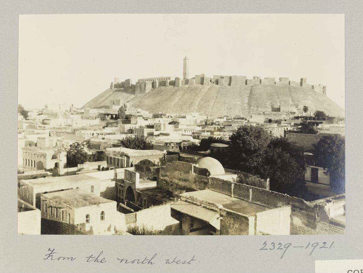 Northwest View of Aleppo Citadel — Scenery