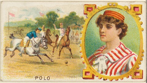 Vintage Polo Game Illustration