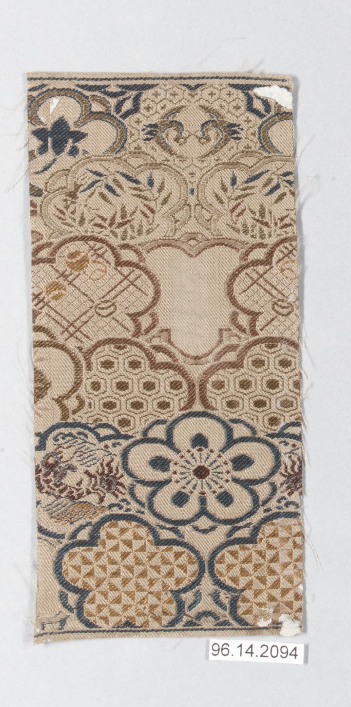 Antique Patterned Textile Fragment