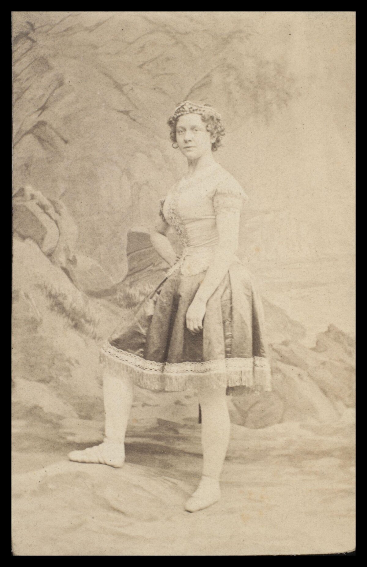 Vintage Portrait of Ballet Dancer