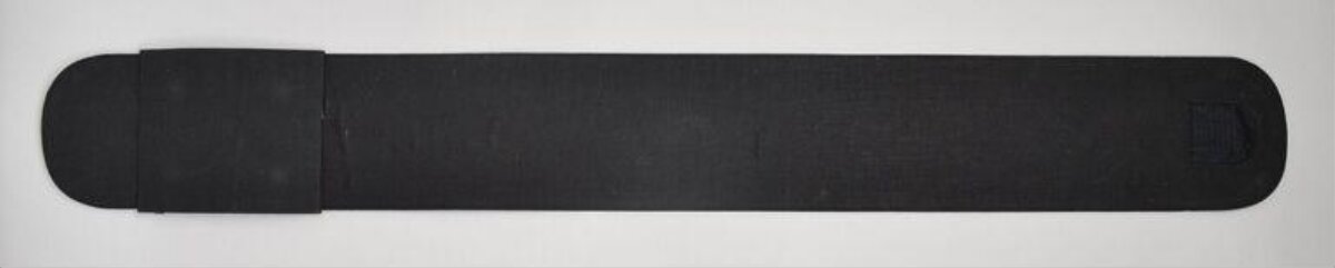Black Long Flat Strap
