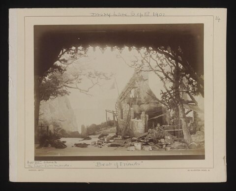 1902 Drury Lane Theatre Stage Set