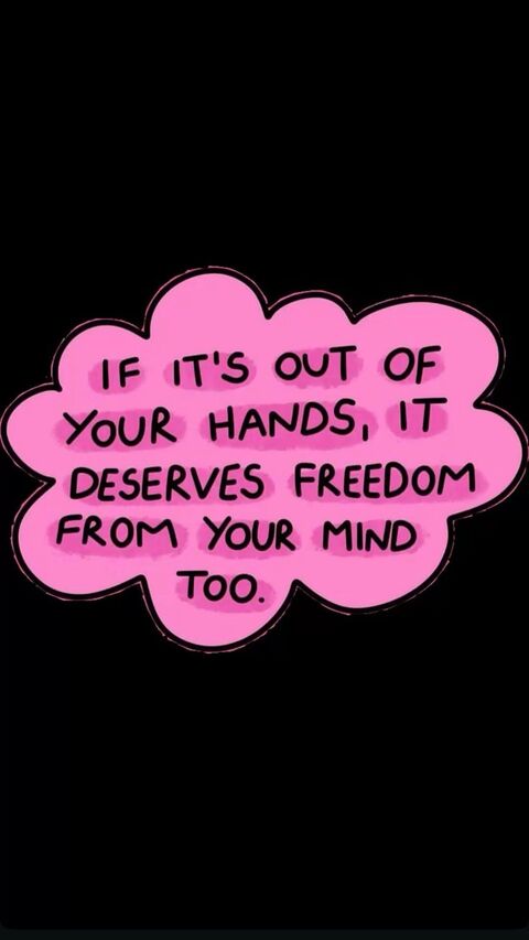 Mental Health Letting Go Quote