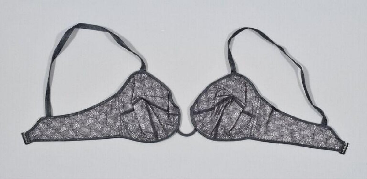 Black Lace Unlined Bra
