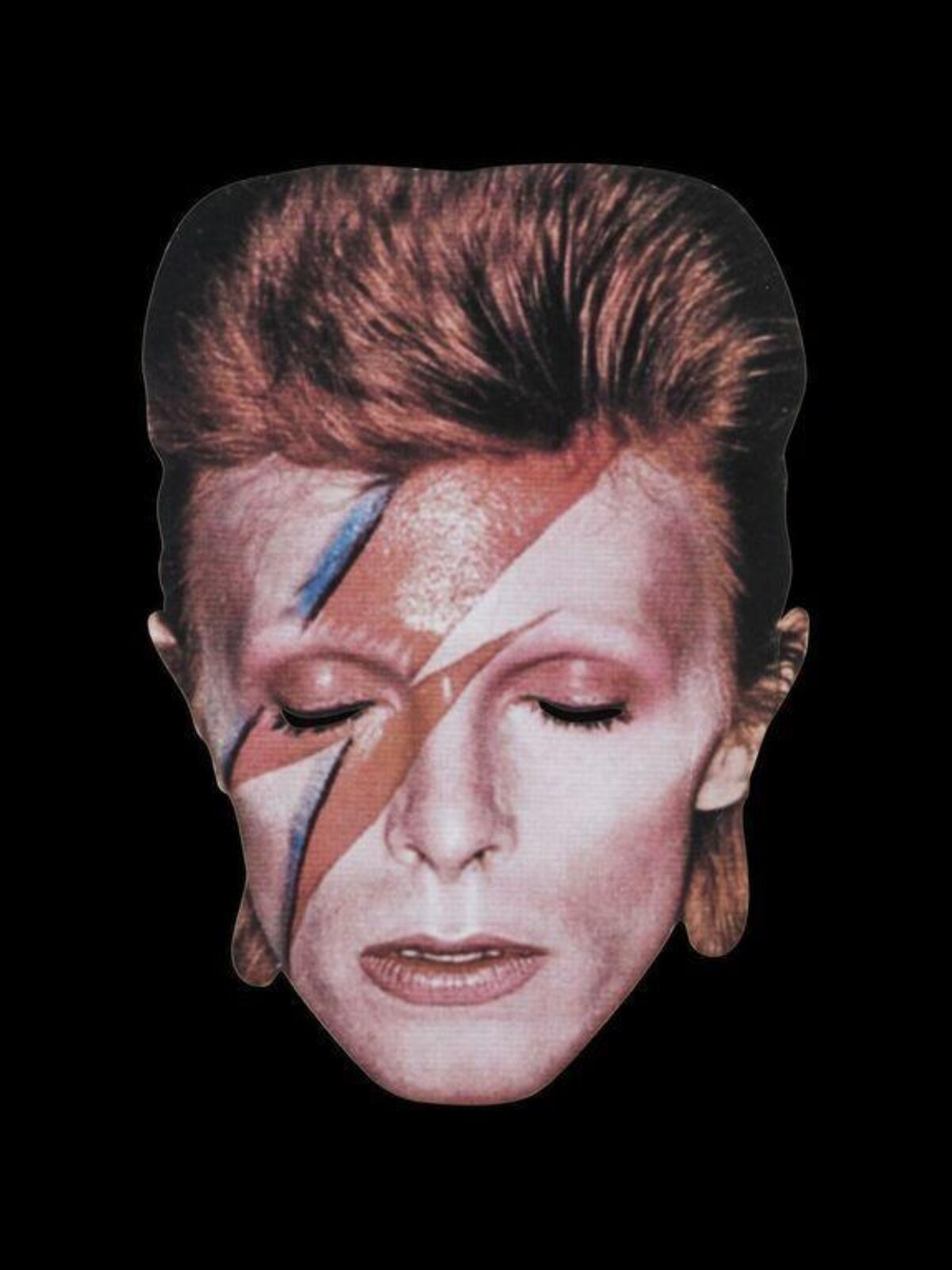 David Bowie Lightning Bolt Face Mask