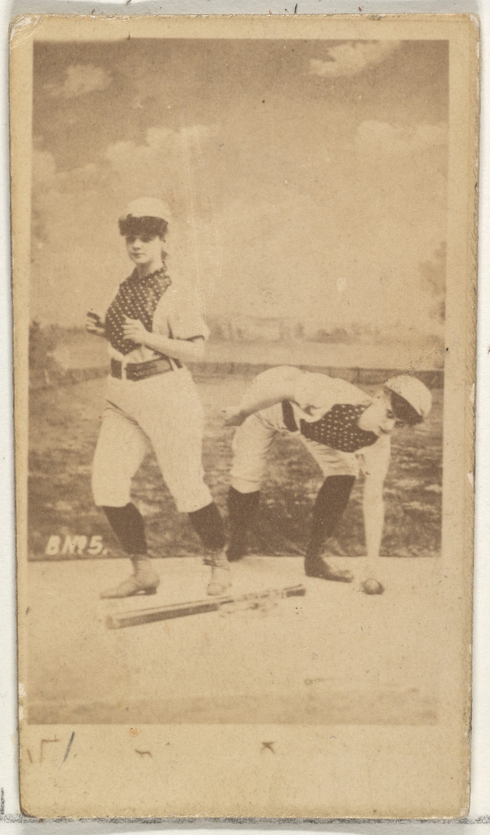 Two Early Female Baseball Players