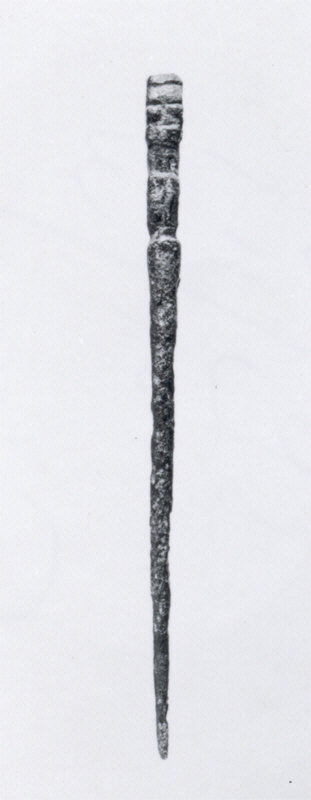 Ancient Corroded Iron Graduated Rod