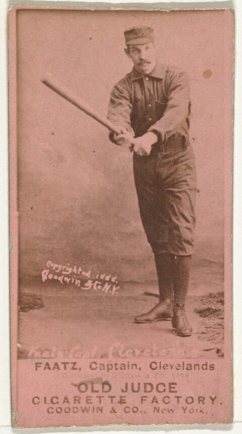 Vintage Old Judge Baseball Cigarette Card