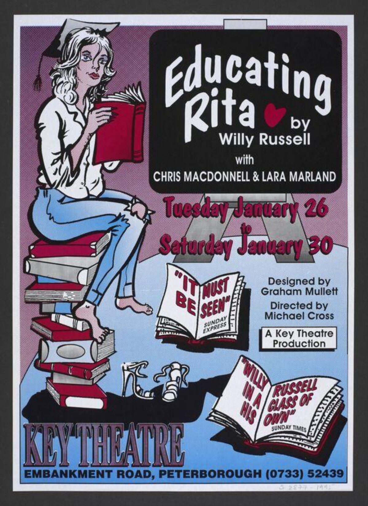 Educating Rita Theatre Play Poster