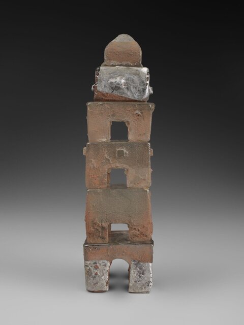 Ancient Glass Pagoda Artifact