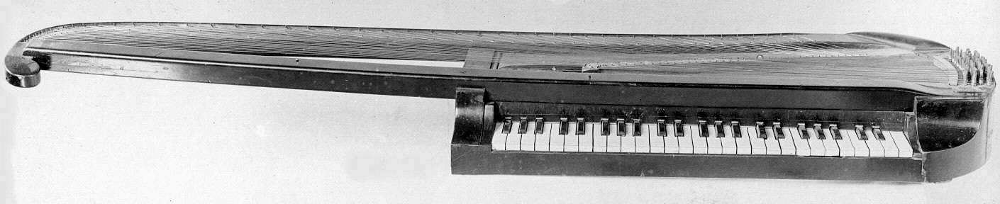 Vintage Open Horizontal Piano