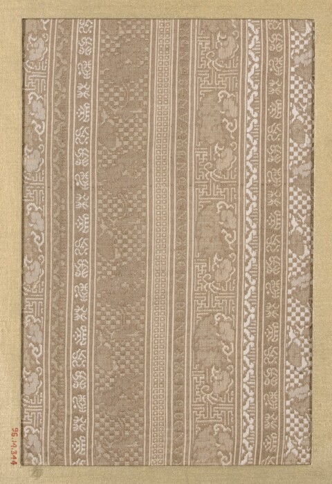 Antique Chinese Patterned Silk Textile