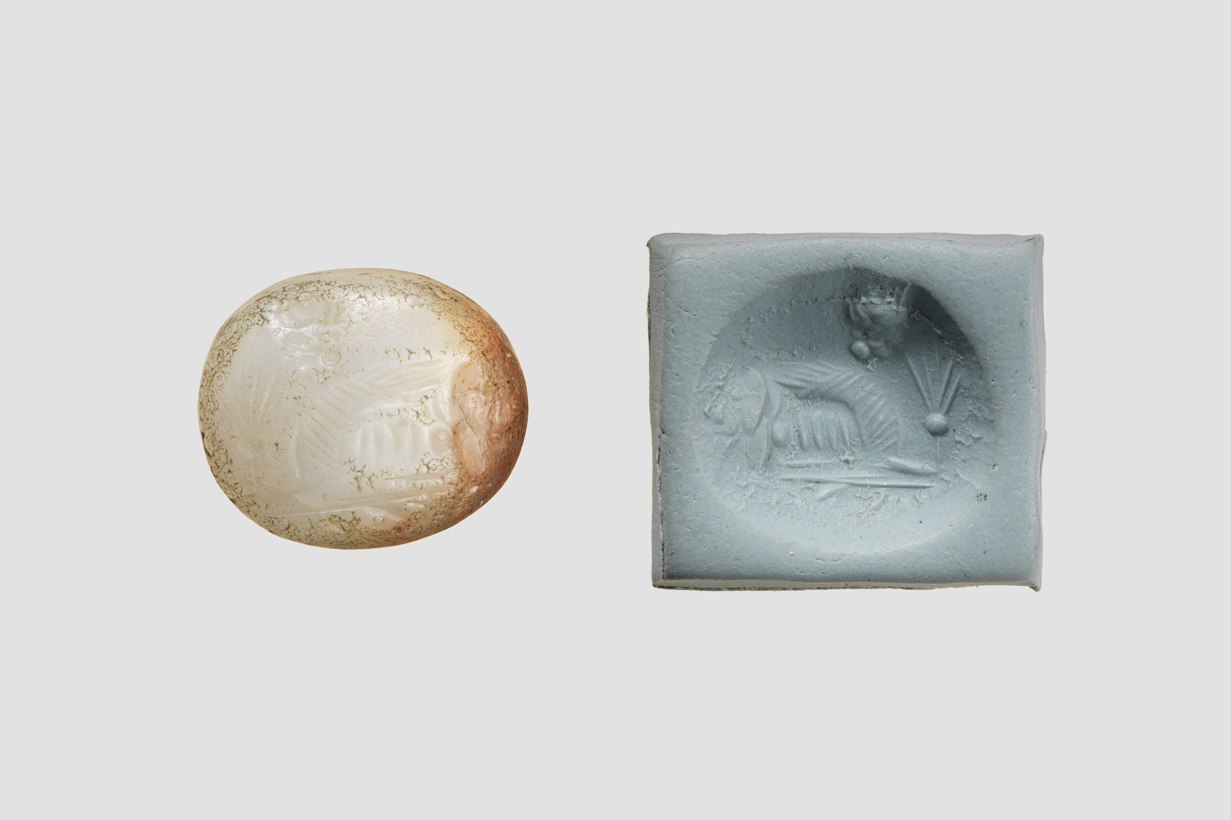 Ancient Gem Seal and Its Impression