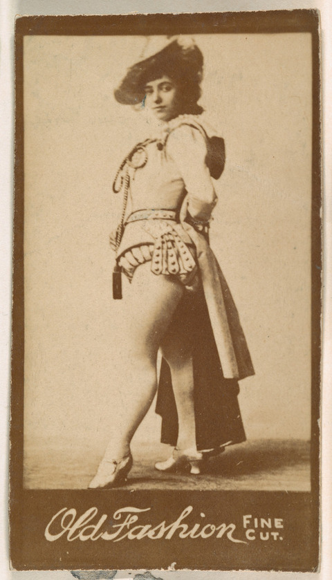 Old Fashion Fine Cut Tobacco Actress Card